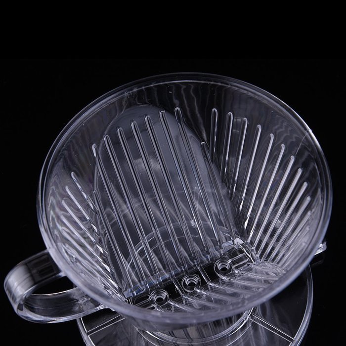 Transparent Brewing Coffee Dripper Drip Coffee Filter Cup PP Resin Material N6