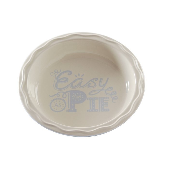Mason Cash Four and Twenty Black Flan Dish, 9-1/2-Inches N2