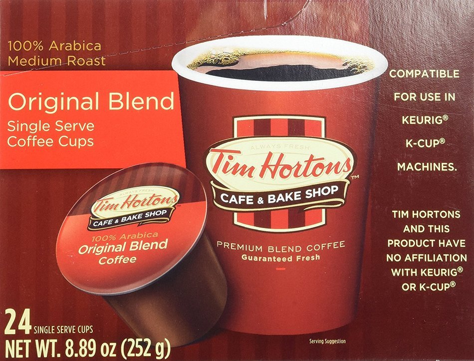 Tim Horton's Single Serve Coffee Cups, Original Blend, 24 Count N14