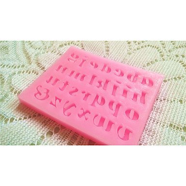 Y&XL&H Bakeware Silicone Letter Baking Molds for Fondant Candy Chocolate Cake