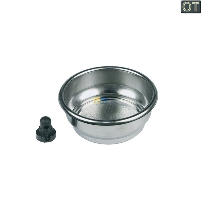 Gaggia 21000491 Stainless Steel 2 Cup Filter Basket with Pin - Pressurised