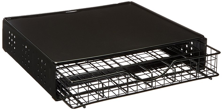 Lipper International 8662 Coffee Pod Storage Drawer with Stand, Black N2