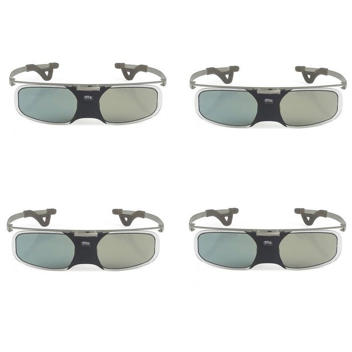 SainSonic 3D Active Shutter Glasses 10M 144Hz Rechargeable Infrared for Acer ViewSonic BenQ Vivitek Optoma 3D... N17