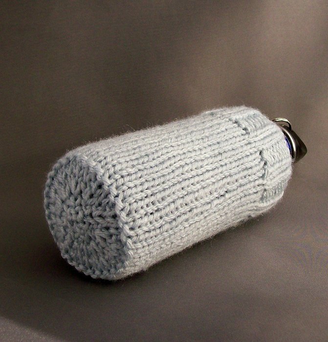 2 in 1 Soda Beer Can Water Bottle Cozy Baby Blue N5