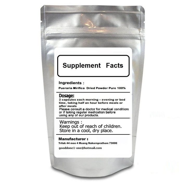 Breast Enlargement Pueraria Mirifica 100 Capsules@500 mg Root Extract 100% Natural Breast Wndd N3