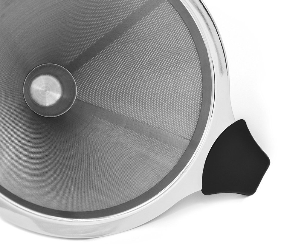 ilFiltro Stainless Steel Pour Over Coffee Dripper - Premium Permanent Reusable Paperless and Washable Stainless...