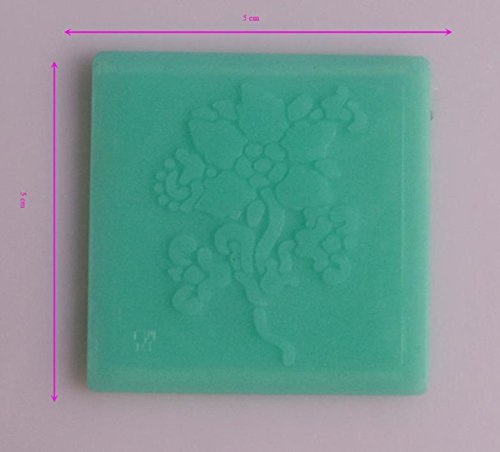 Silicone Impressing Mold Mat Fondant Cake Sugar Lace Flower Craft Decorate Tool