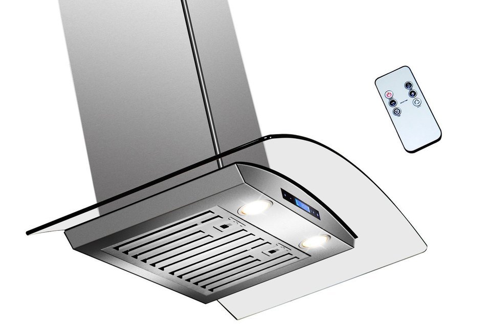 AKDY 30" Wall Mount Range Hood AZ-D05-75 Stainless Steel Vent Hood W/Remote N2