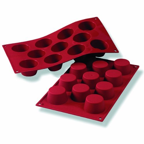 Schneider 115012 2-Inch Silicone Muffin Mold, Mini