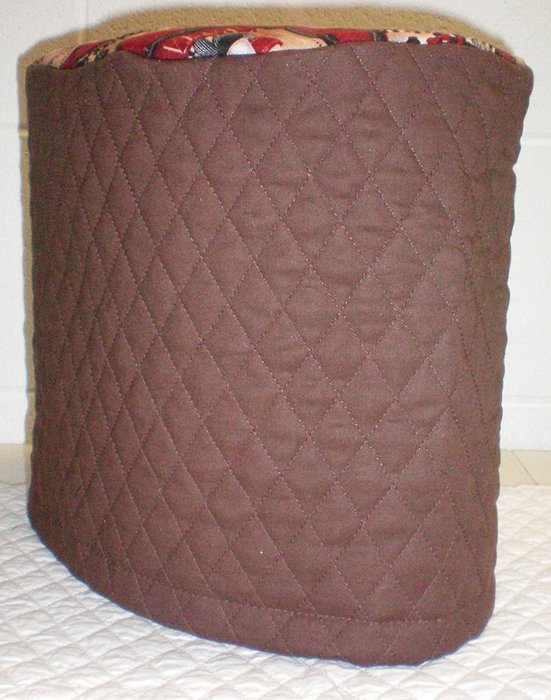 Quilted Red Fat Bistro Chefs Keurig K10 B31 Mini Plus Brewing Systems Cover (Bistro Chefs) N3