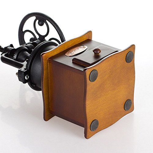 Dewel Household Small Gear Grinding Machine / Vintage Large Wheel Grinder for Coffee, Bean & Spice, etc. / Ideal... N7