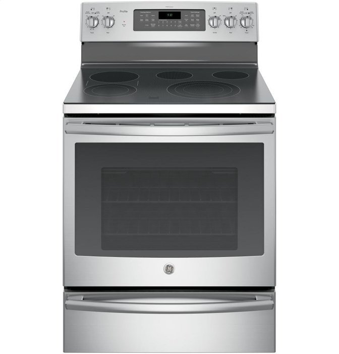 GE PB930SJSS Profile 30" Stainless Steel Electric Smoothtop Range - Convection