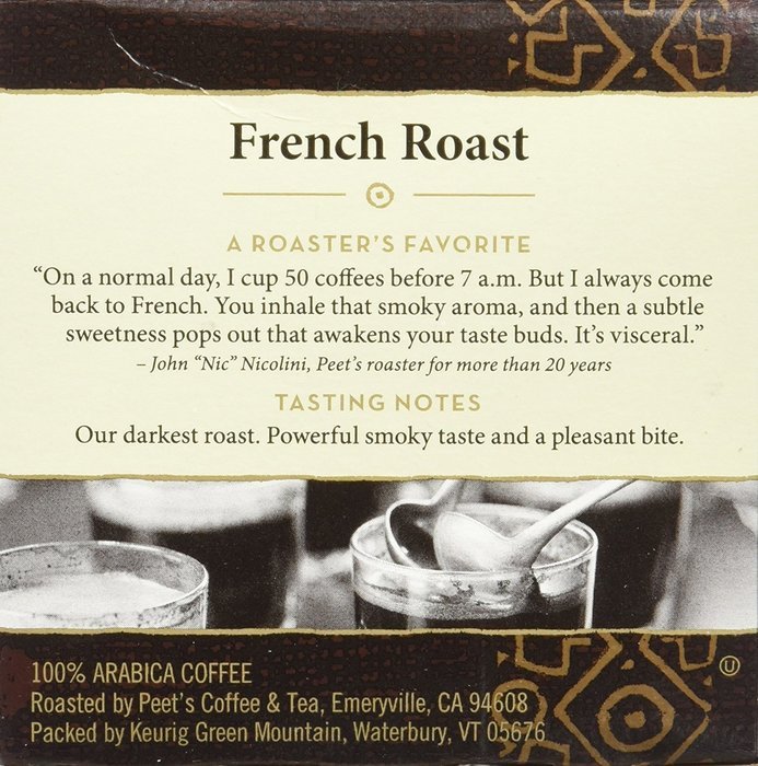 Peet's Coffee French Roast Single Cup Coffee for Keurig K-Cup Brewers 40 count N2