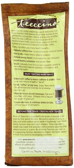 Teeccino Variety Pack (Hazelnut, Mocha, and Java) Chicory Herbal Coffee, Caffeine Free, Acid Free, 11oz (Pack... N39