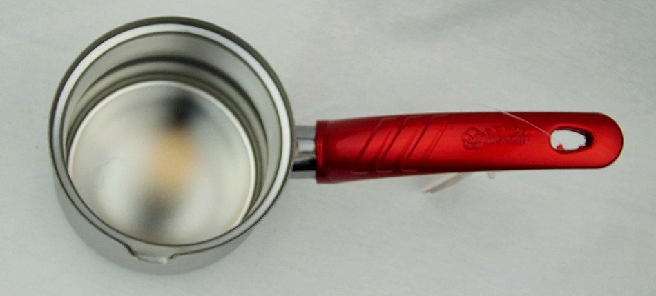 Menzir Stainless Steel Turkish Coffee Pot (Cezve) Series (Number 4 Ideal For 4 People) N2