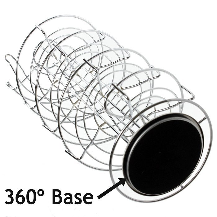 Spares2go 40 Spiral Rotating Pod Disc Holder Rack For Nespresso Coffee Machine Capsules 40 Capsule Dispenser Tower