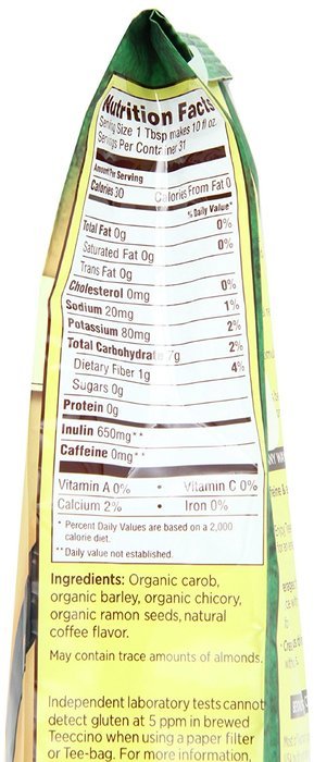 Teeccino Variety Pack (Hazelnut, Mocha, and Java) Chicory Herbal Coffee, Caffeine Free, Acid Free, 11oz (Pack... N46