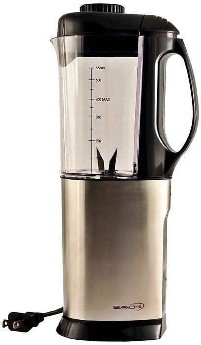 Saachi SA-1460 Stainless Steel Coffee Grinder / Wet & Dry Chutney Grinder with 1/2 Liter Blender Attachment