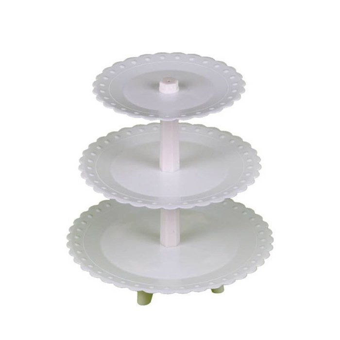 3-Layer Plastic Cake Stand Wedding Cake Rack (Can Be Detached)