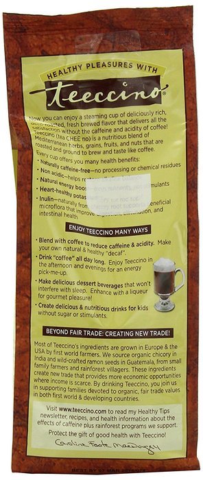 Teeccino Variety Pack (Hazelnut, Mocha, and Java) Chicory Herbal Coffee, Caffeine Free, Acid Free, 11oz (Pack... N54
