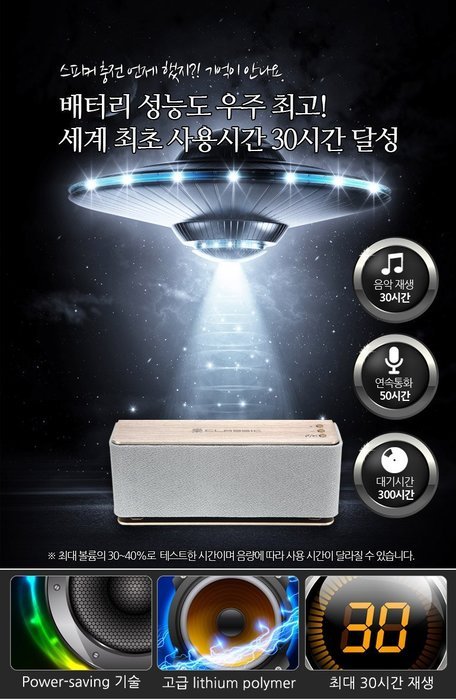 MGTEC ROCK CLASSIC Bluetooth 4.0 Portable Wireless speaker-GOLD