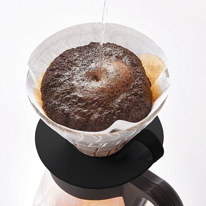 2 set Hario VDGN-01B V60 New Glass Coffee Dripper 01, Black 2-ounce N3