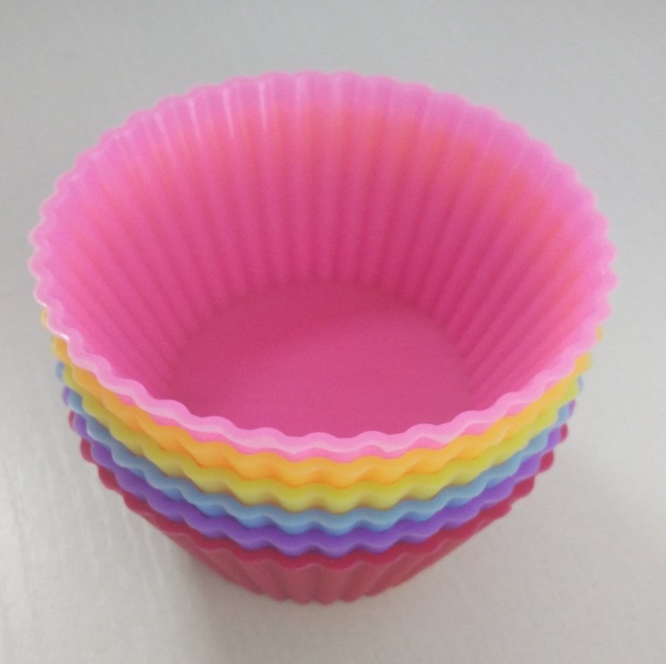 Delidge Silicone Baking Cups, Pack of 6, Assorted N4