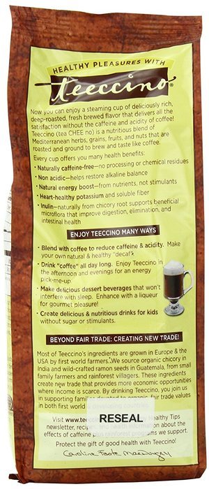 Teeccino Variety Pack (Hazelnut, Mocha, and Java) Chicory Herbal Coffee, Caffeine Free, Acid Free, 11oz (Pack... N59