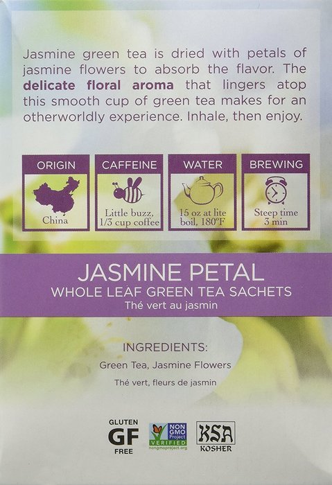 Jasmine Petal Green Tea, 15 Count (Pack of 6) N2