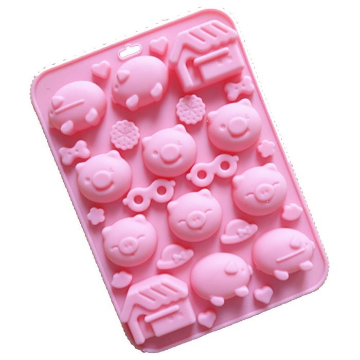 Longzang Cute Animals Silicone mold Cake / Chocolate molds Baking mould (Rabbits)