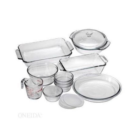 15-Piece Bakware Set, Clear N2
