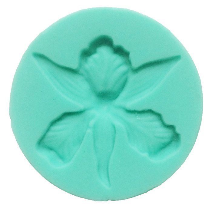 Sugarcraft ORCHID flower lace silicone icing candy mold mould, non stick Sugar paste, Fondant, Butter, Resin,...