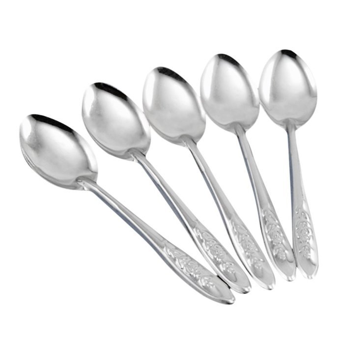 TOOGOO(R) New Teaspoon Set of 24 Teaspoons Stainless Steel Spoons N2
