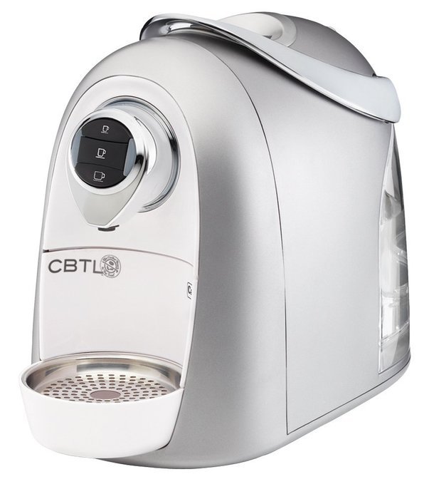 CBTL Kaldi S04 Single Cup Brewer, White/Silver N4