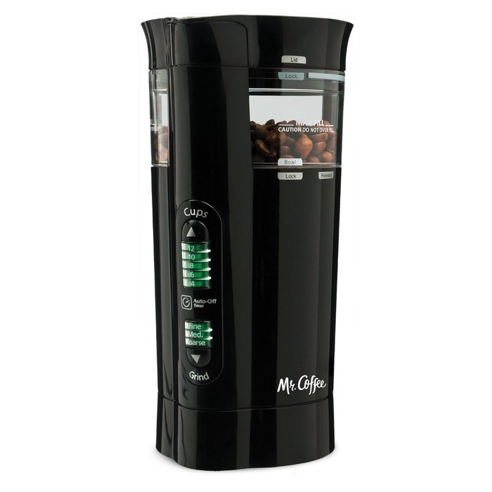 Mr. Coffee 12 Cup Electric Coffee Grinder with Multi Settings, IDS77 N2