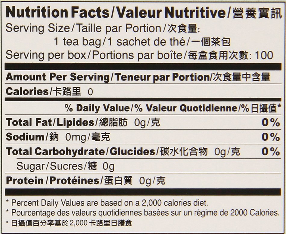 Prince of Peace Organic Tea, Oolong, 100 Tea Bags N6