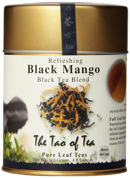 The Tao of Tea, Black Mango Black Tea, Loose Leaf, 4 Ounce Tin