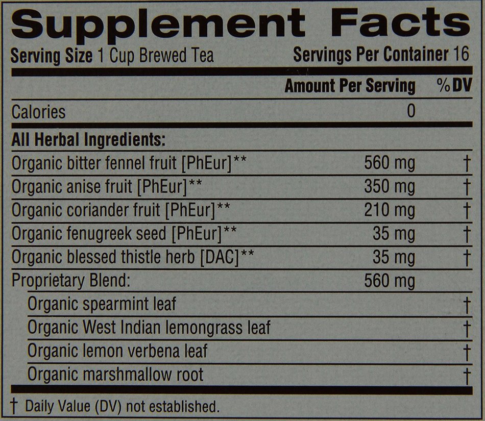 Traditional Medicinals Teas Organic Mother's Milk Tea Bags, 16 count - 3 Pack N8