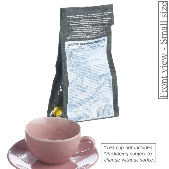 Metropolitan Tea 60 Count Classic Teabags, Lapsang Souchong Butterfly No. 1 N5