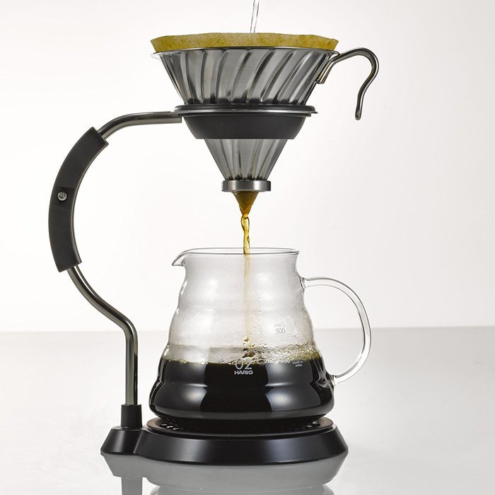 Hario VAS-8006-G V60 Arm Stand with Glass Dripper Set N6