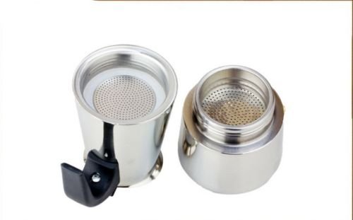 Olayer 100ML, 200ML, 300ML, 450ML ITALIAN Stainless Coffee Pot Maker Expresso Moka Pot N4