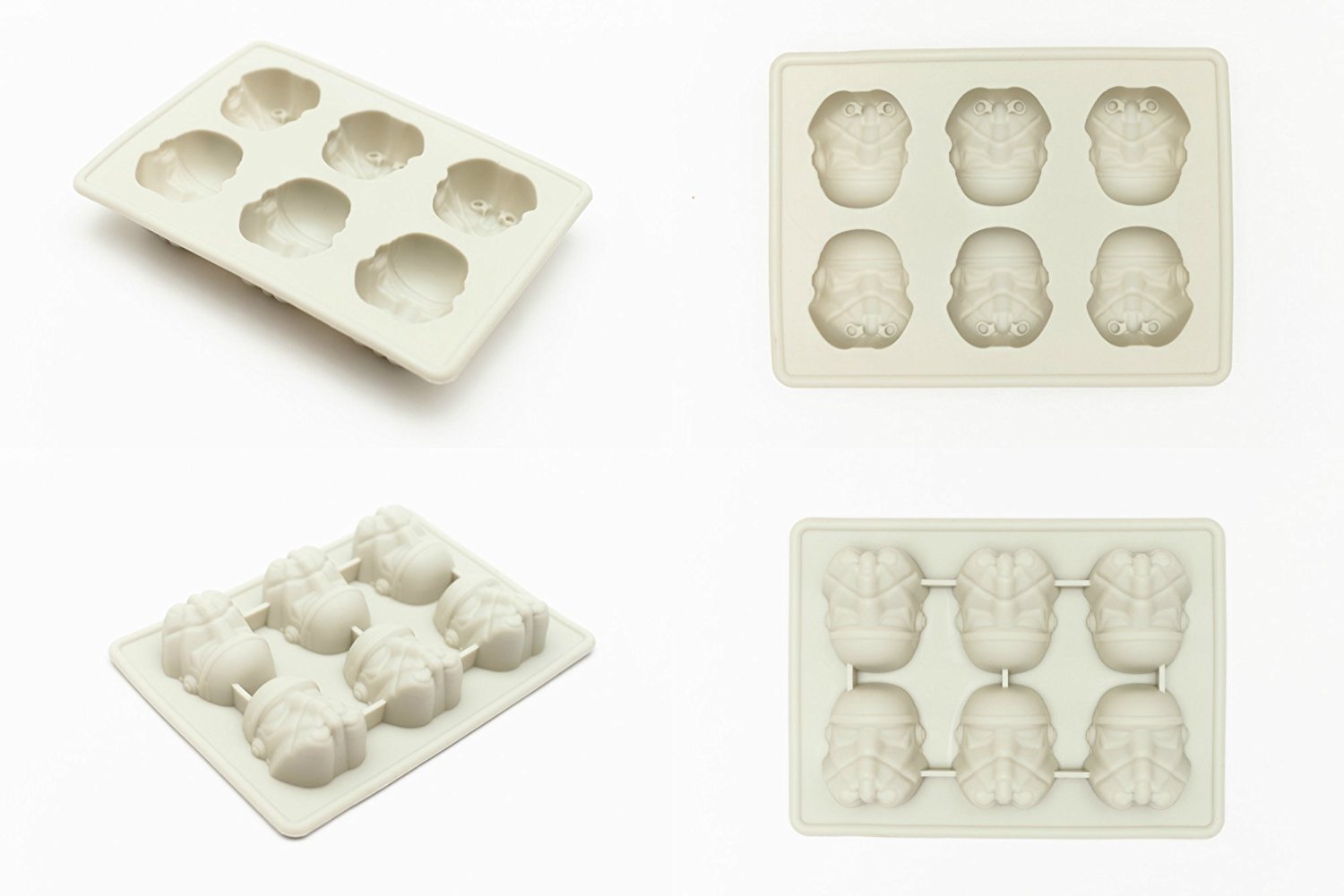 Silicone Ice Cubes Trays Molds for Star Wars Candy Gummy Chocolate ...