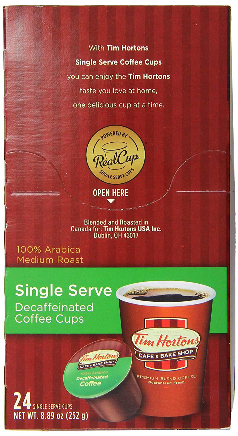 Tim Horton's Single Serve Coffee Cups, Original Blend, 24 Count N31 ...
