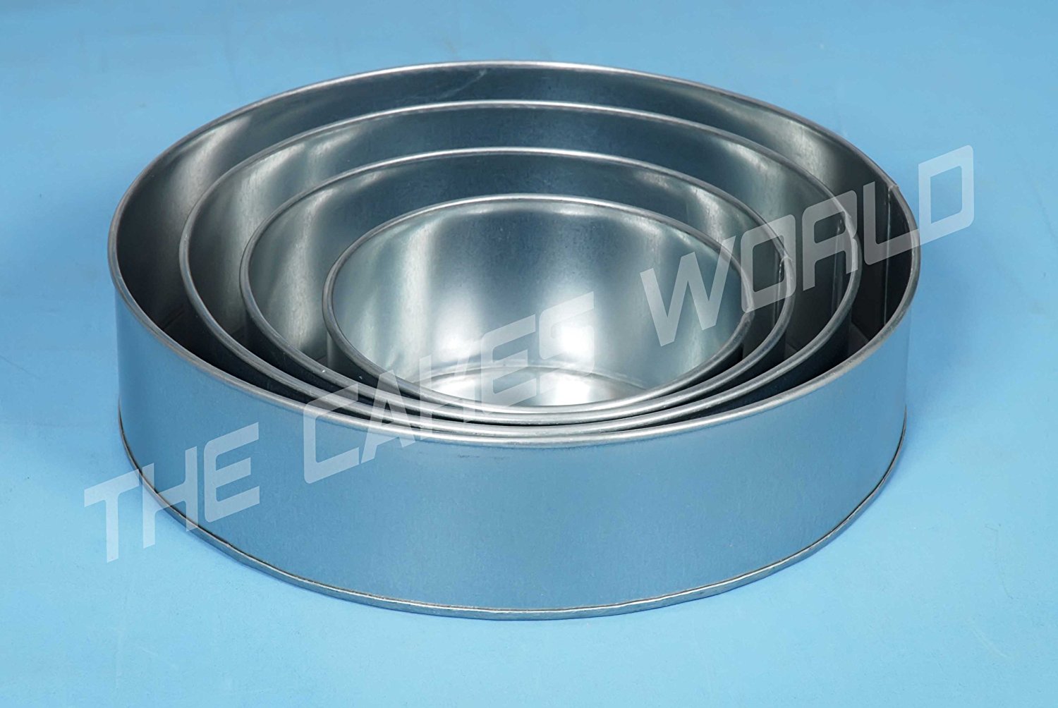 Round Multilayer Wedding Birthday Cake Baking Pan Set of 4 Cake Pans 4 Deep 