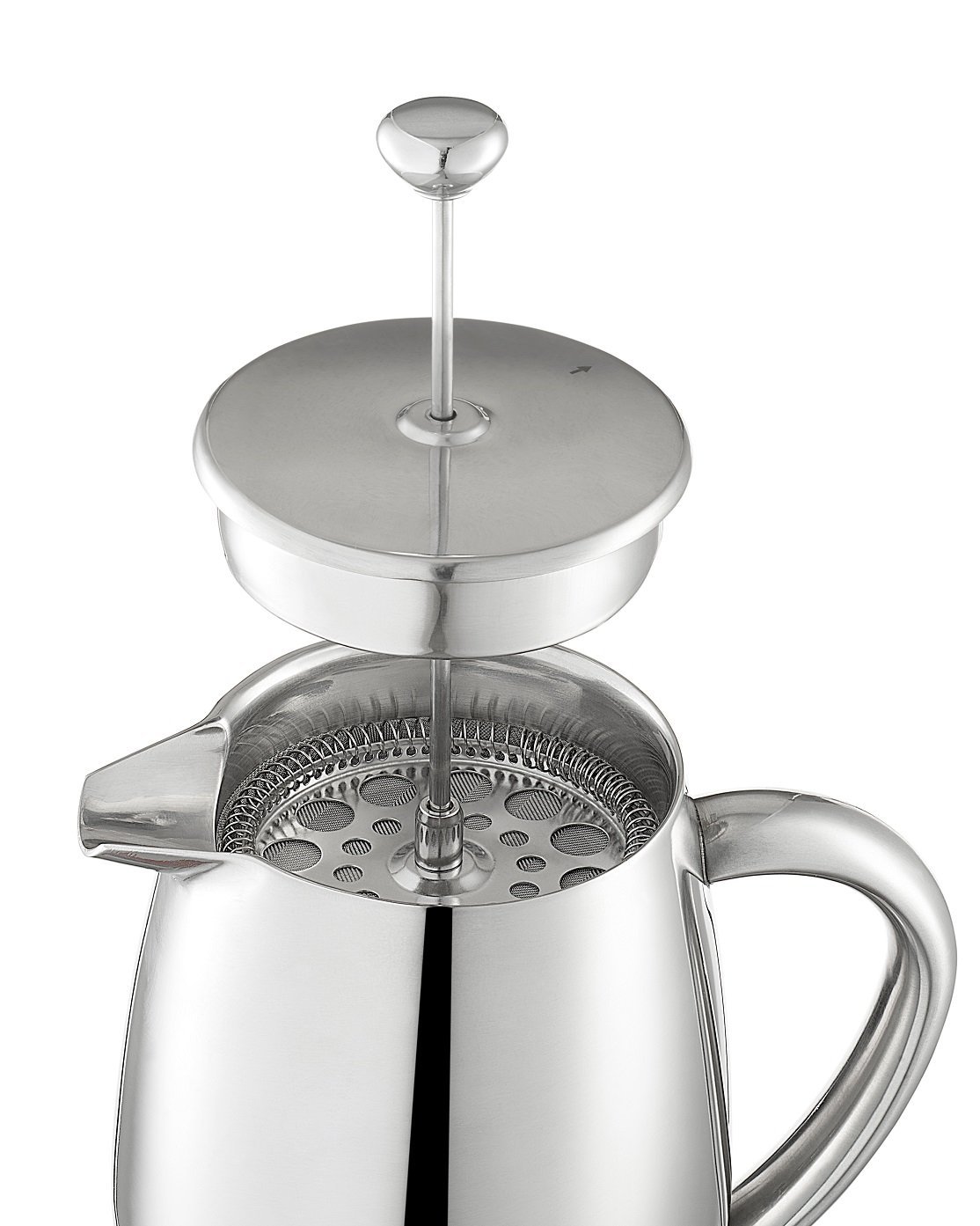 Quiseen Double Wall Stainless Steel French Press Coffee & Espresso