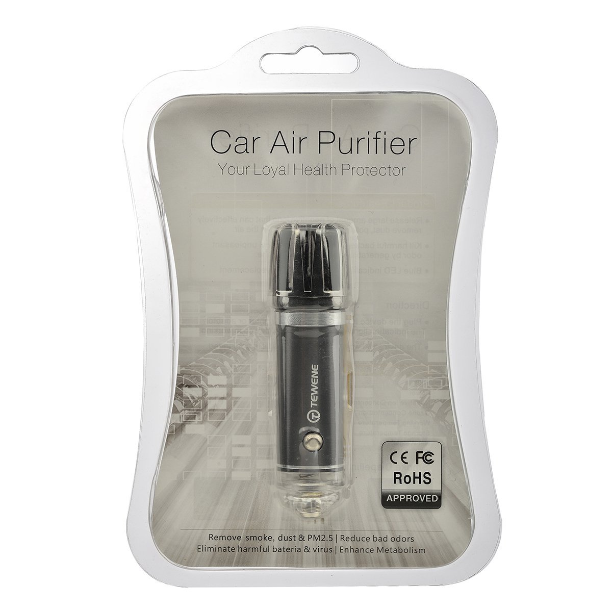 Car Air Purifier Travel Air Freshener and Ionic Air Purifier Remove