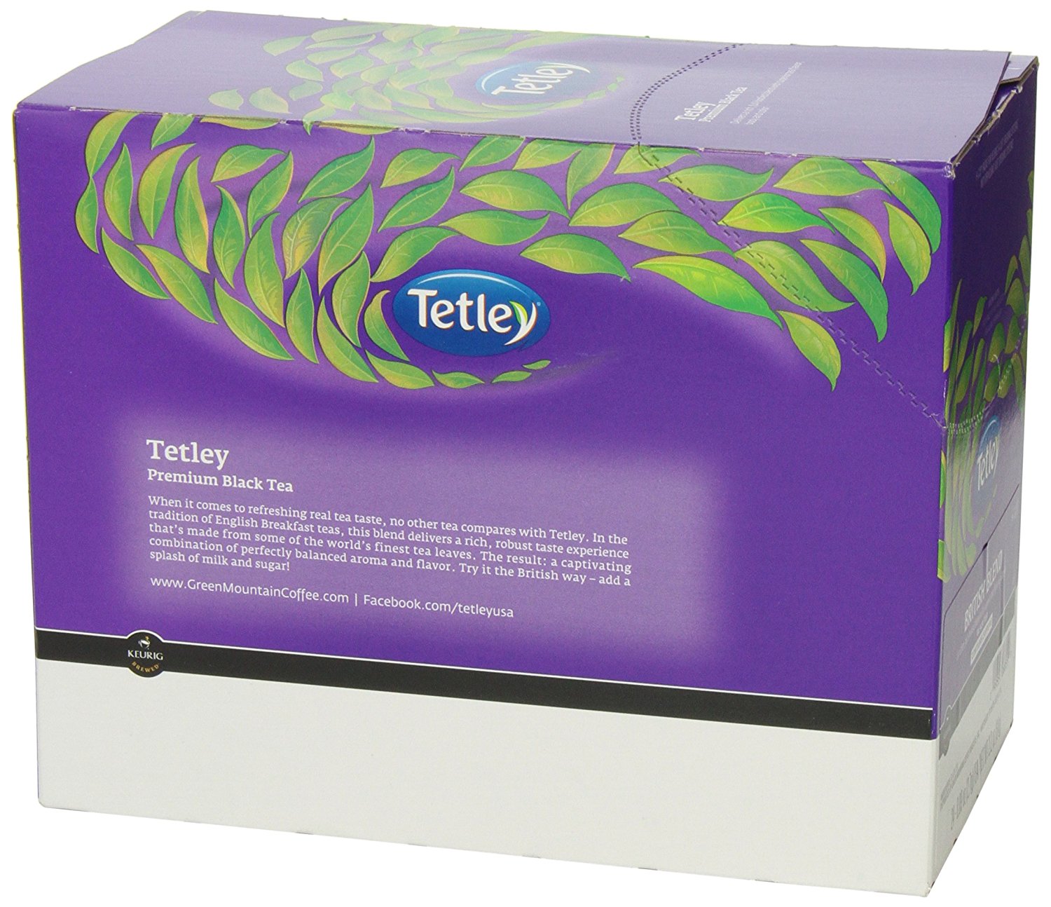 Tetley KCup Portion Pack for Keurig Brewers, British Blend, 24 Count