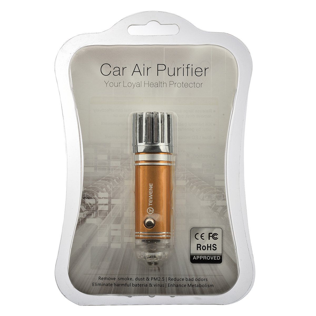 Car Air Purifier Travel Air Freshener and Ionic Air Purifier Remove