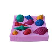 JLHua Conch Shape Decorative Cake Mould Silicone 3D Candy Pastry Mould Chocolate Mold N2