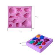 JLHua Conch Shape Decorative Cake Mould Silicone 3D Candy Pastry Mould Chocolate Mold N3